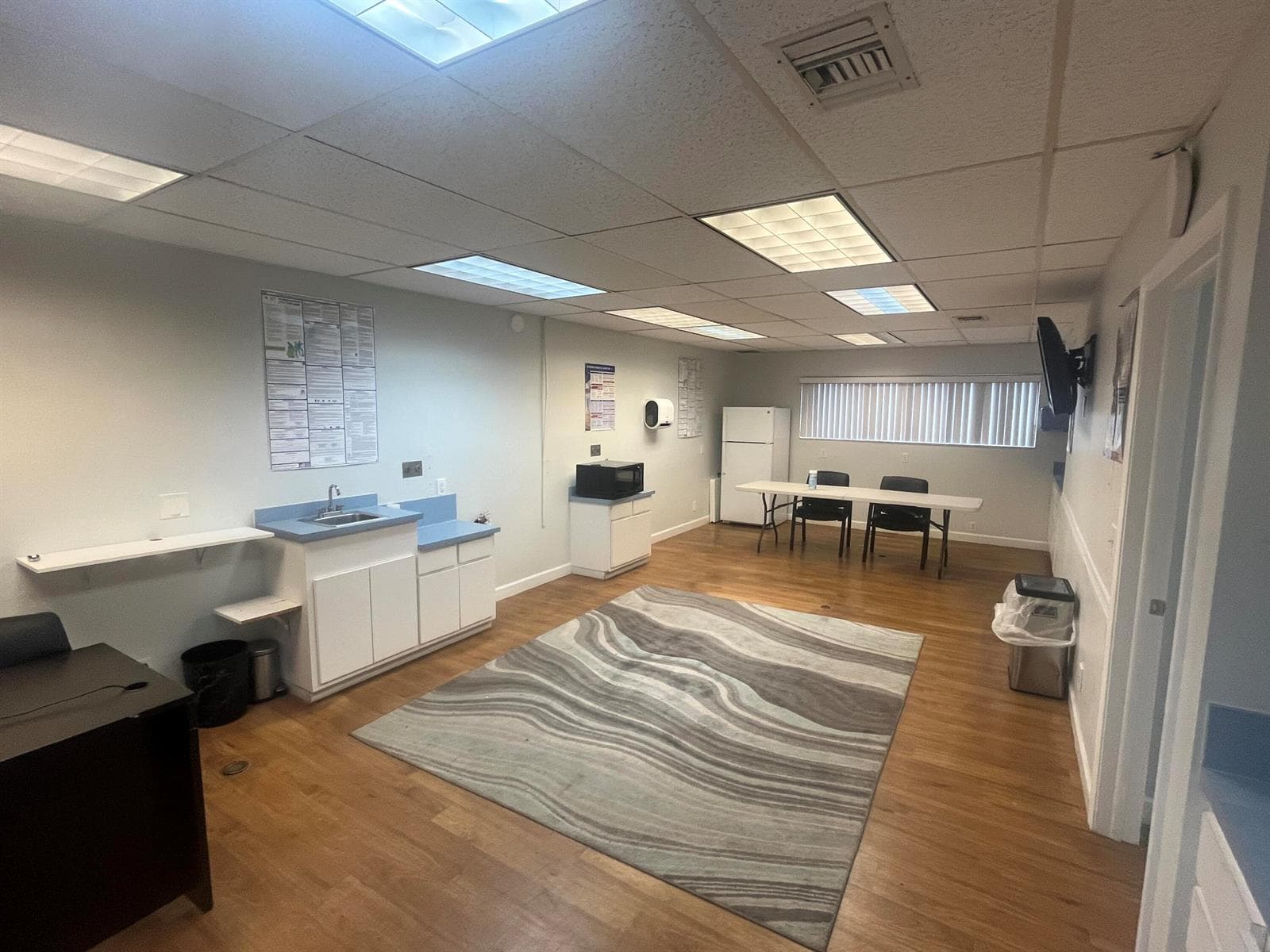 open work space