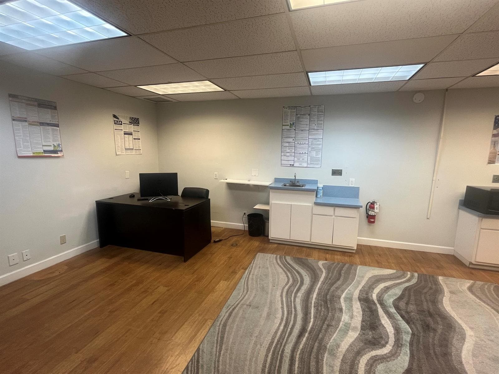 open work space