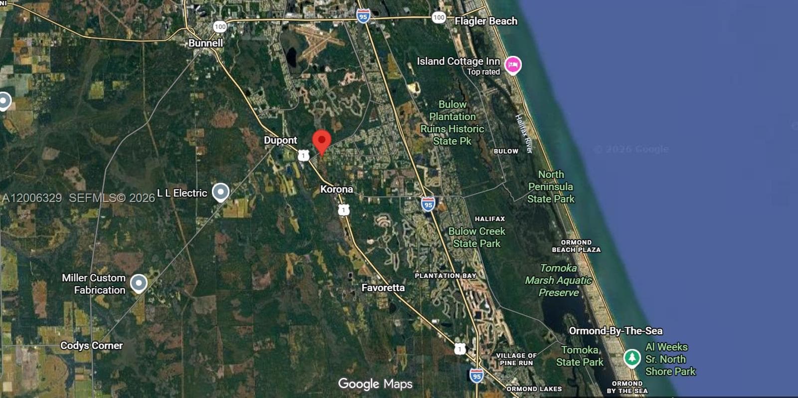 Satellite Imaging View Coastline