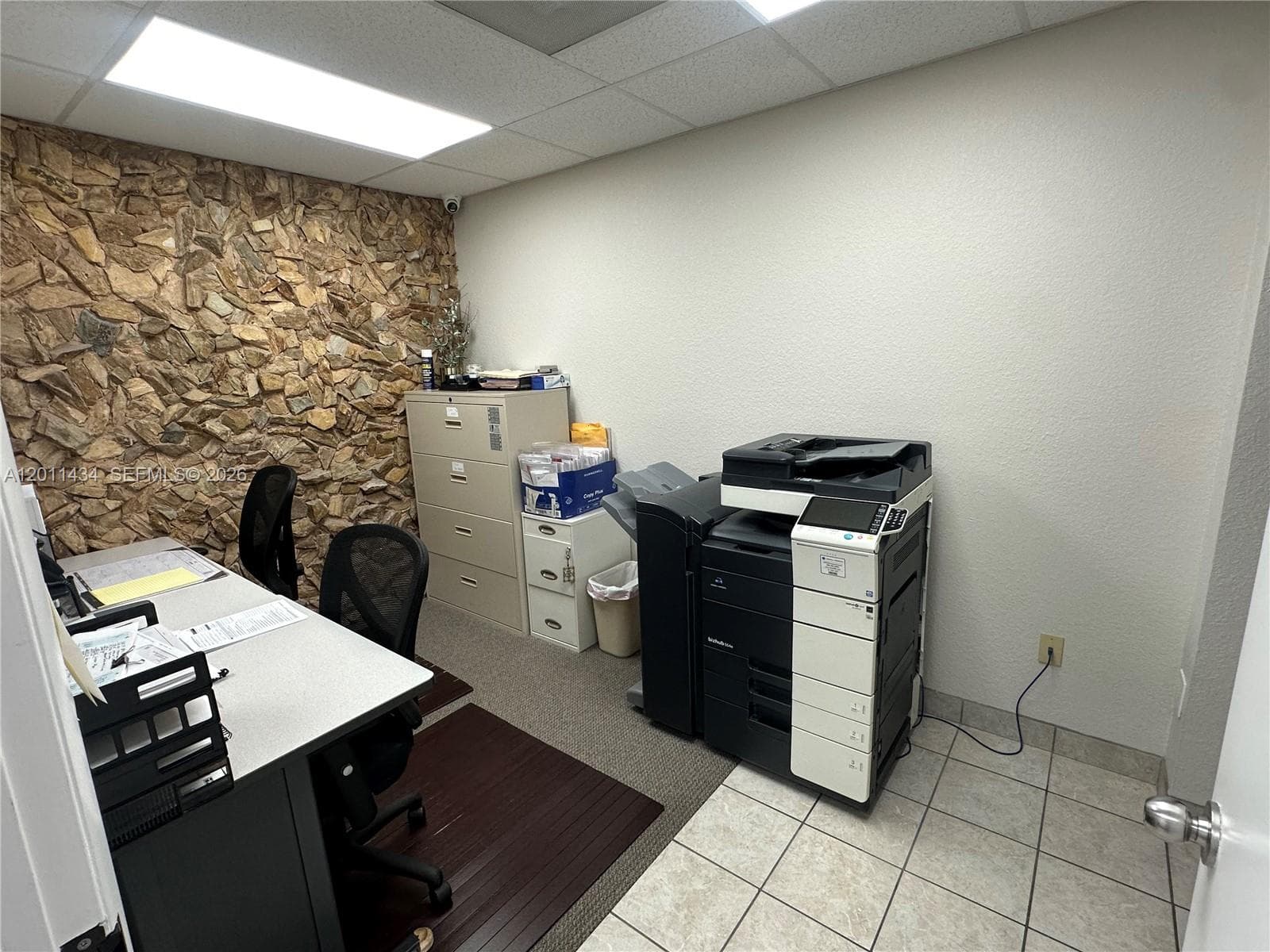 Office by Reception Area