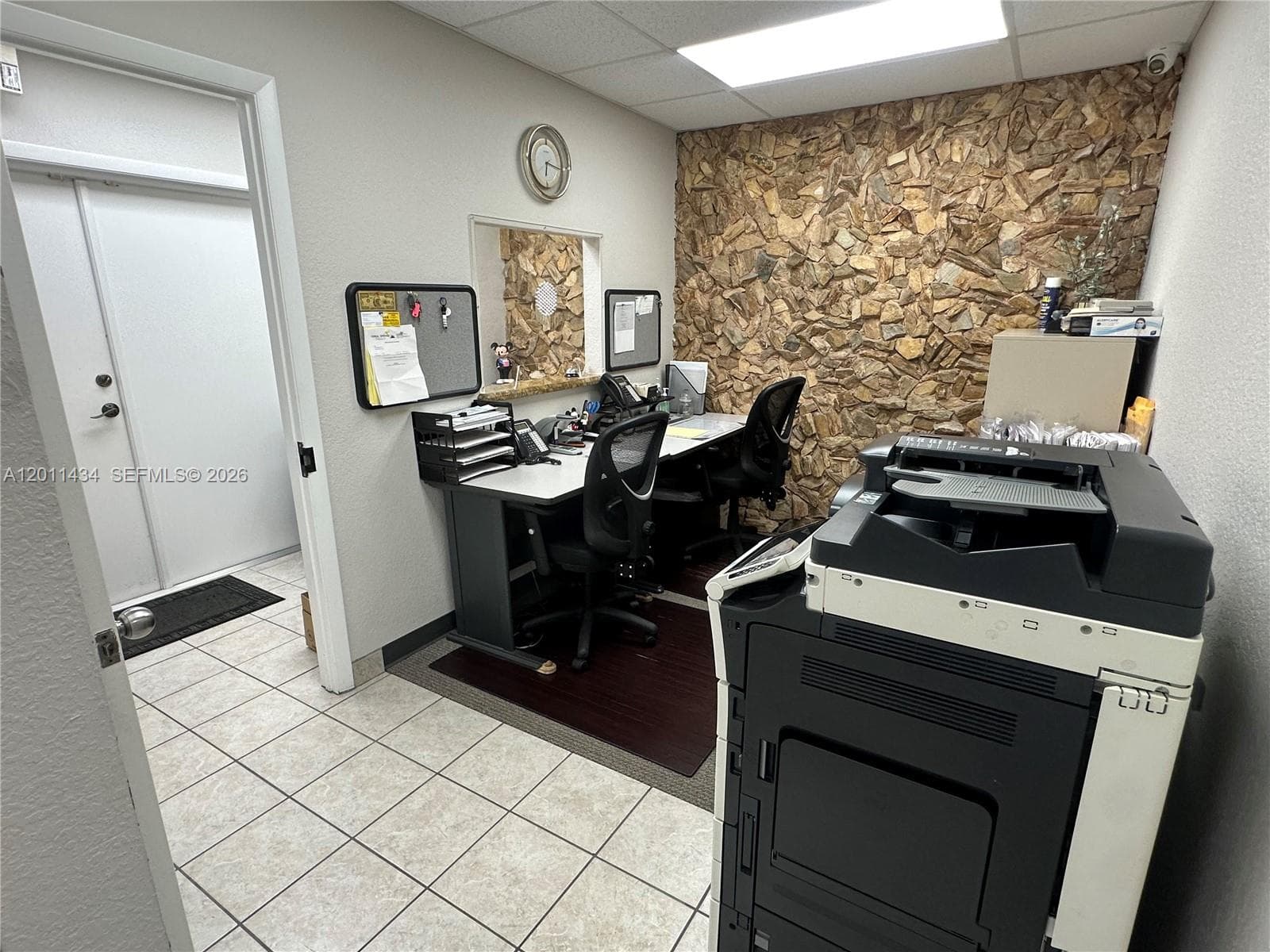 Office by Reception Area. Opposite view