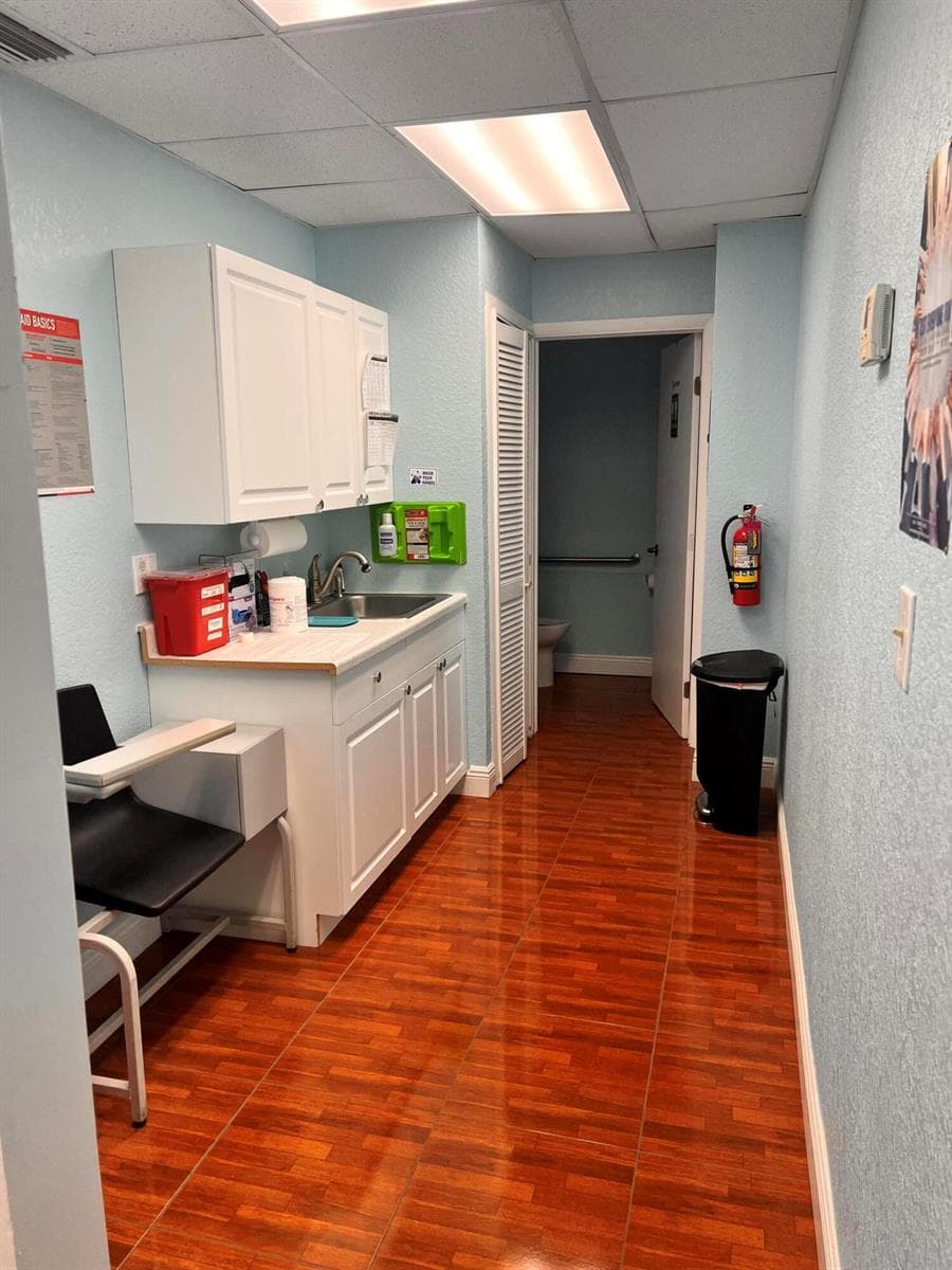 labs n restroom area