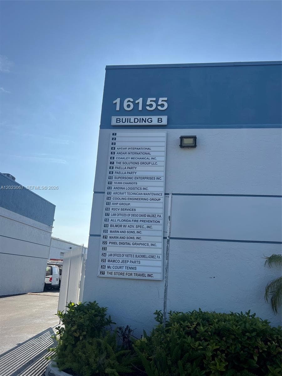 List of Business's in complex