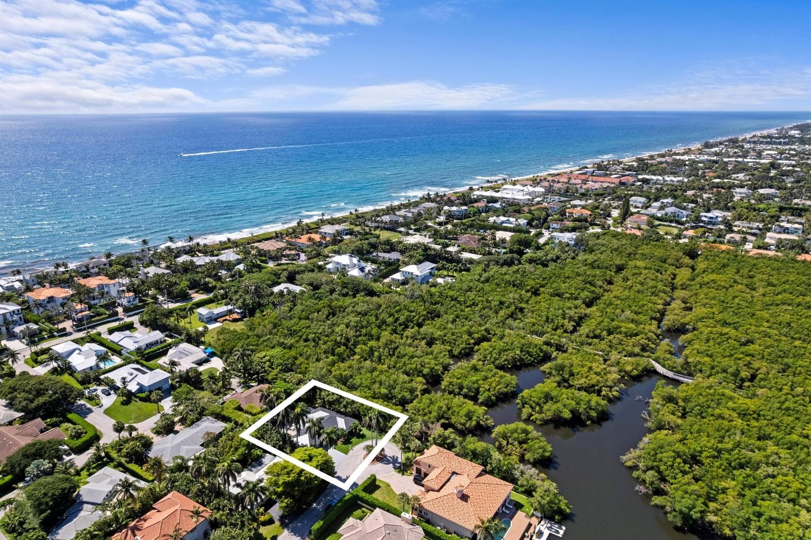 Aerial Neighborhood View