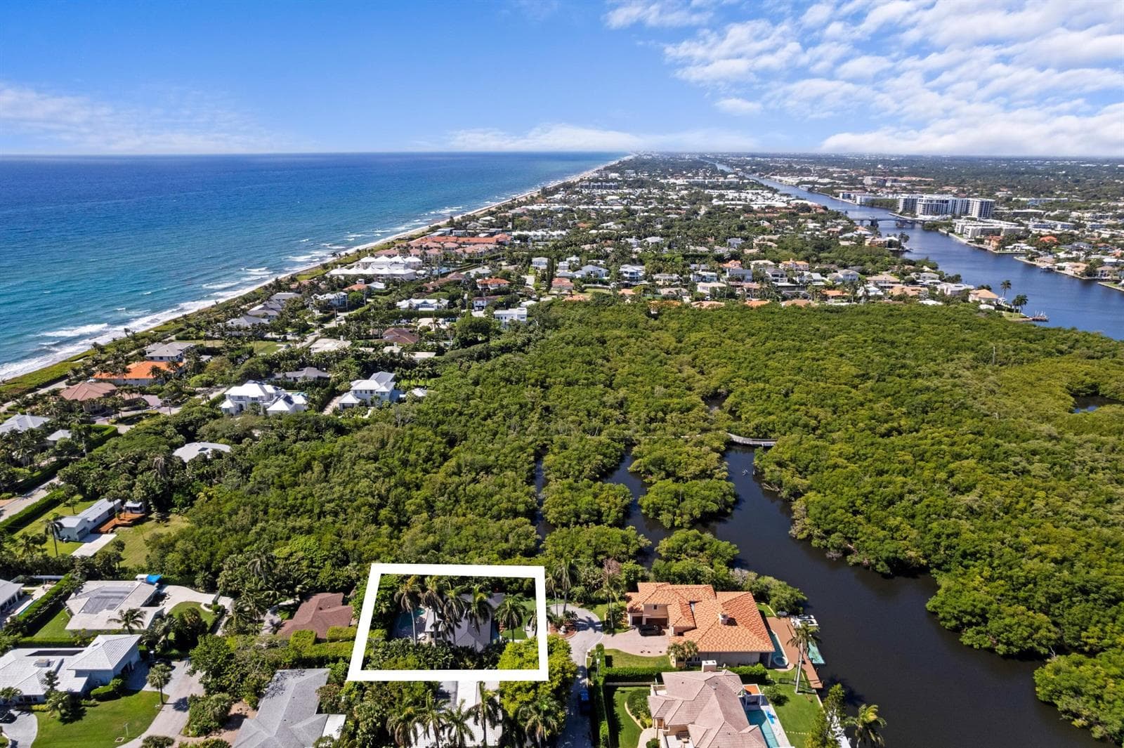 Aerial Neighborhood View