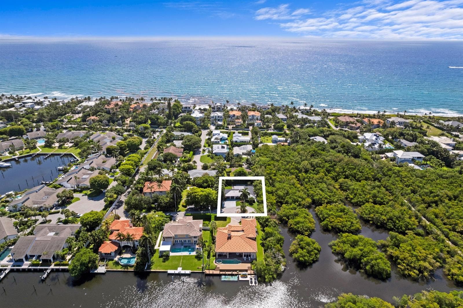 Aerial Neighborhood View
