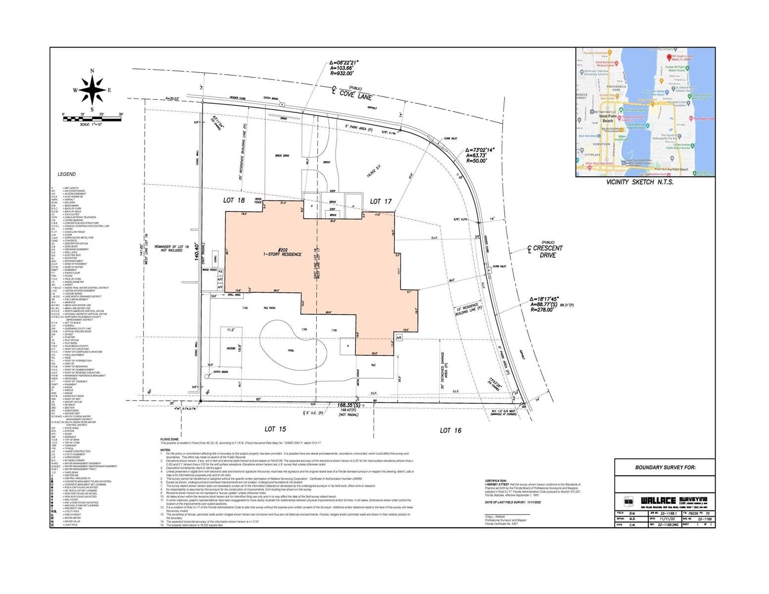 202 Coral Lane Survey 2022
