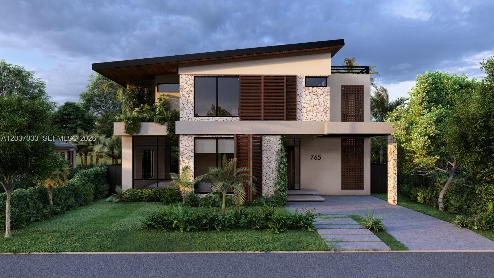 Architectural rendering.