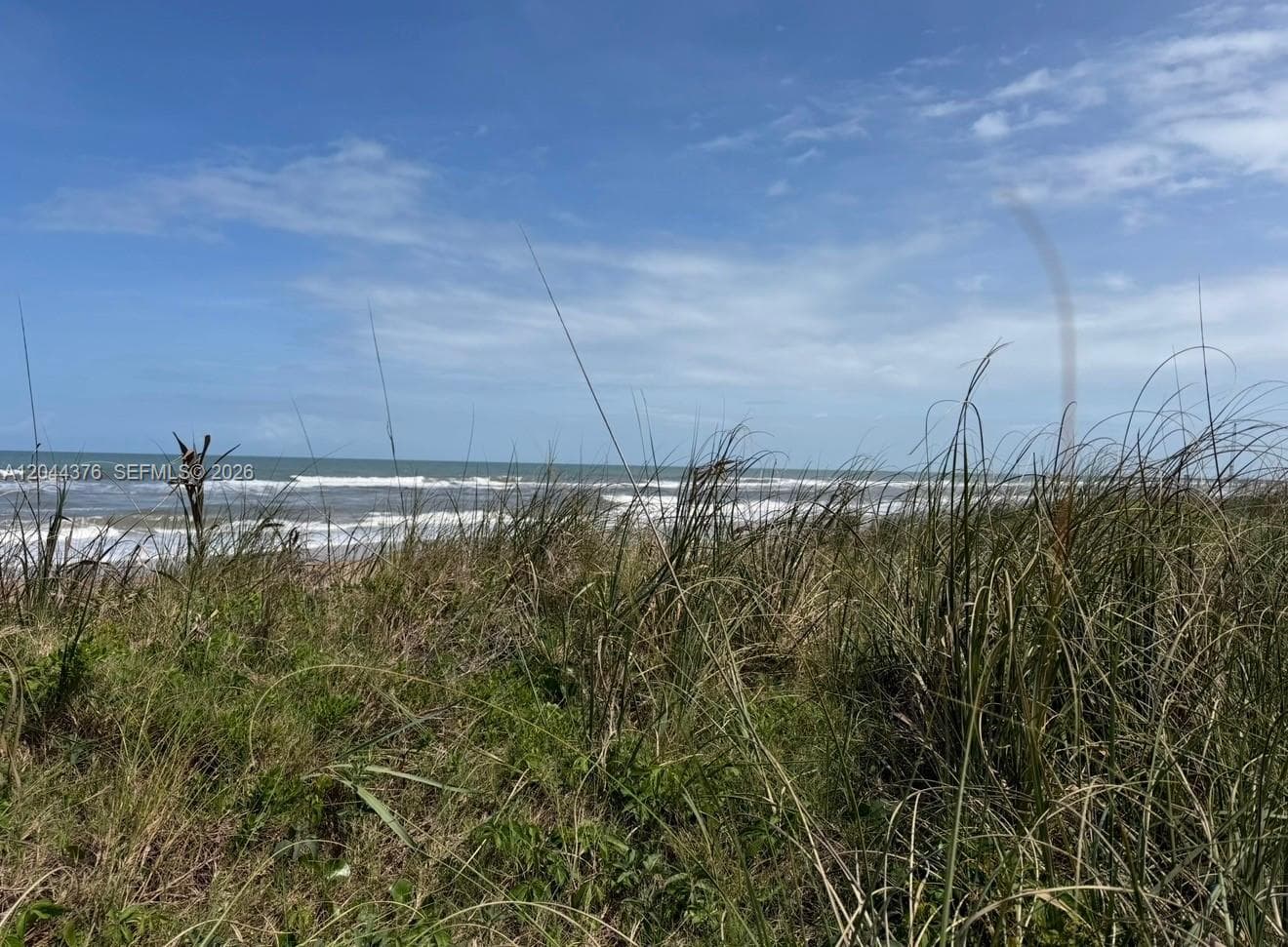 View at end of street by beach