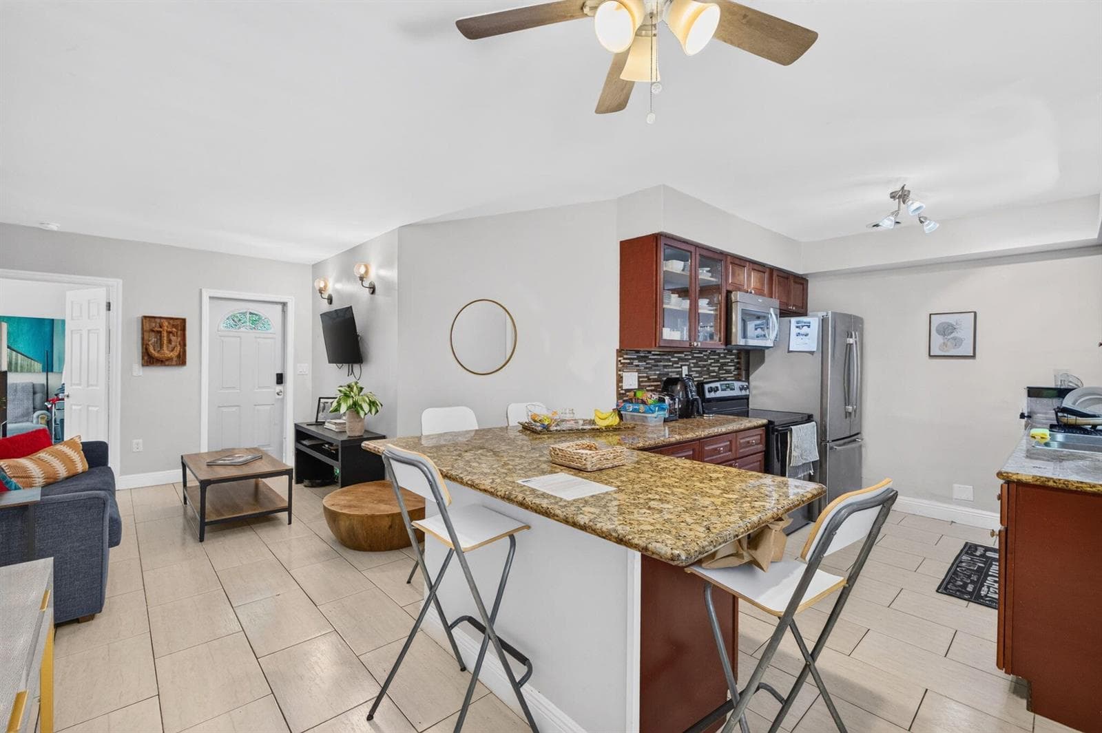 Living/Dining Area of 2/2 Apt