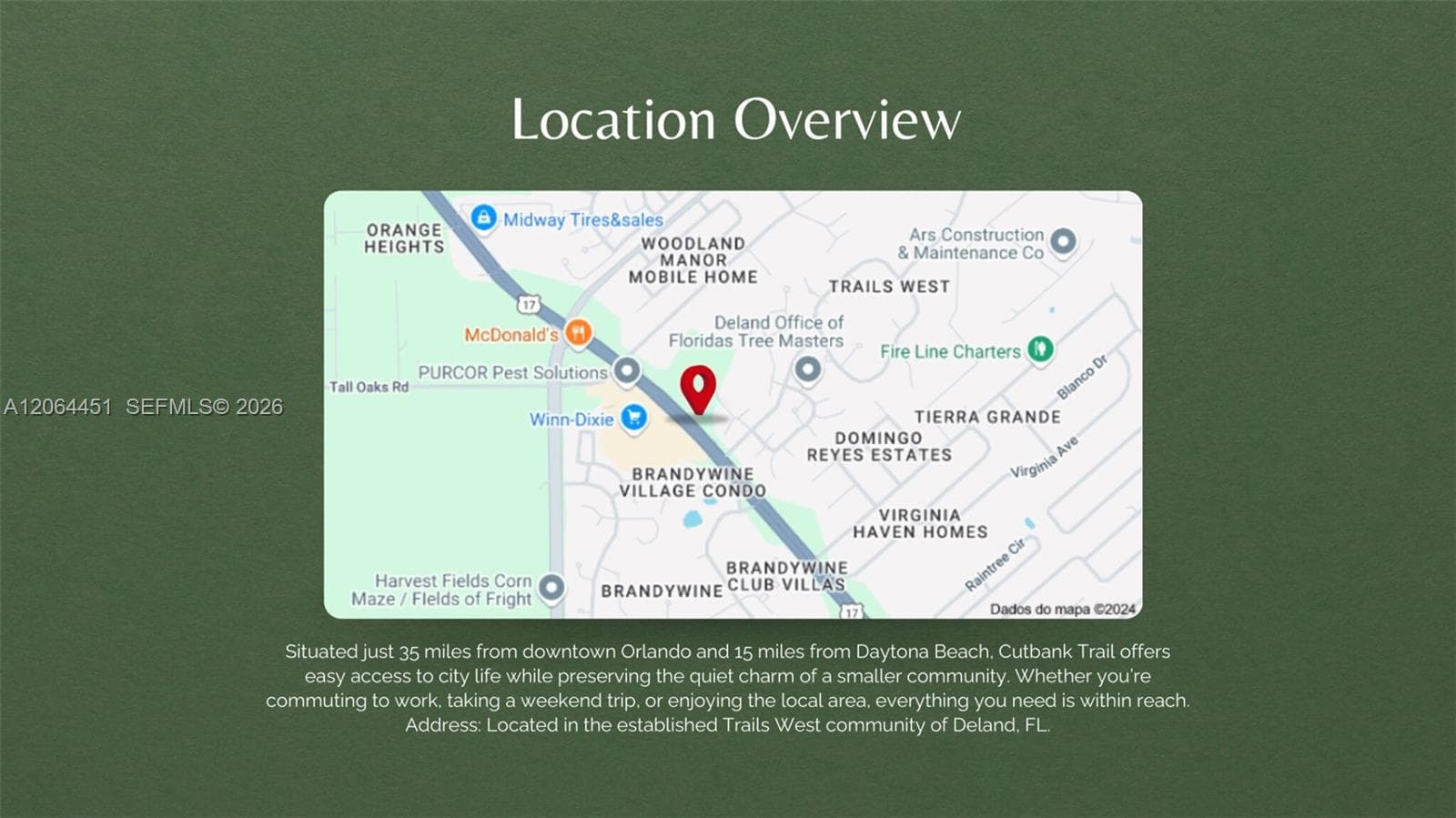 Cutbank Trail Deland, Deland FL 32724