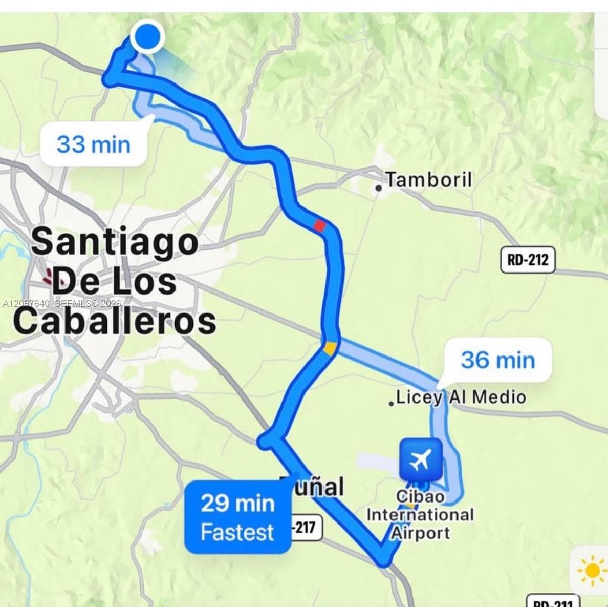 1,846 PARCELA 1,846 CARRETERA JACAGUA ABAJO SANTIAGO,DR, DR 00000PARCE