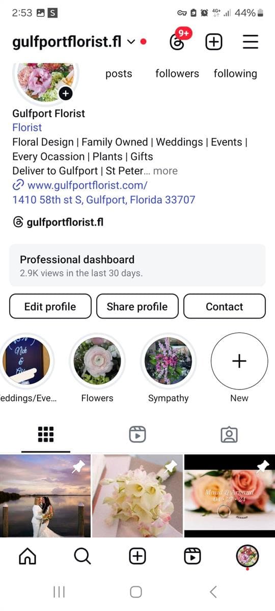 INSTAGRAM GULFPORT FLORIST