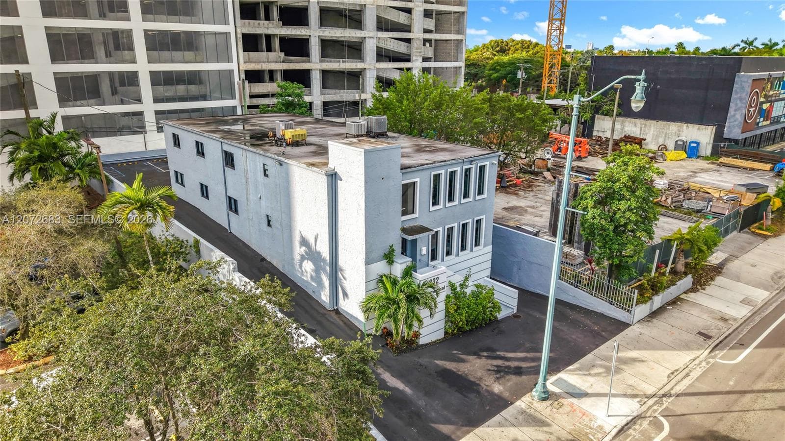 RARE BRICKELL LAND OPPORTUNITY in the heart of one of Miami’s most active development corridors. This aerial view showcases the parcel’s prominent SW 8th Street frontage, excellent visibility, and exceptional positioning among high-rise residential, hospitality, office, and mixed-use projects. A compelling site for developers seeking a strategic foothold at the gateway to Brickell.