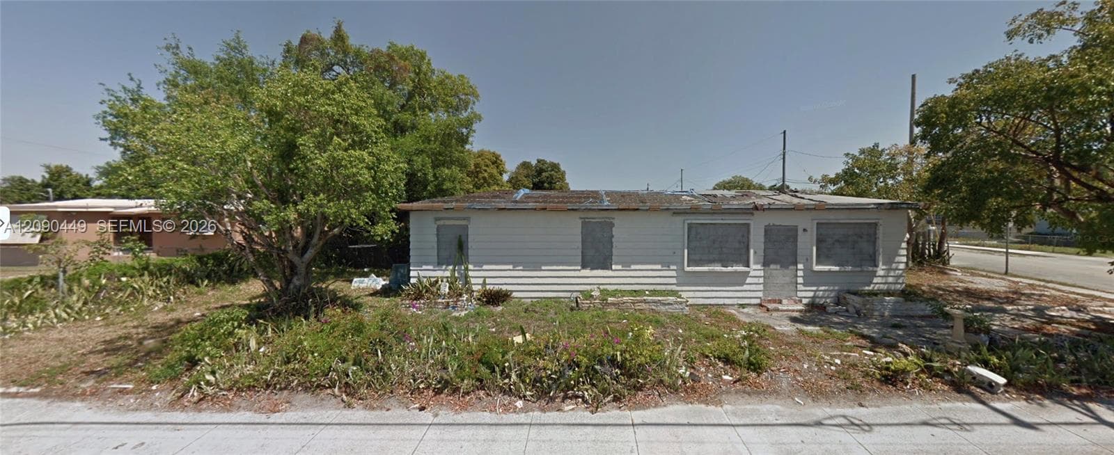 This was the old structure that was at the property. It was demolished. No longer exists. It was a wood structure.