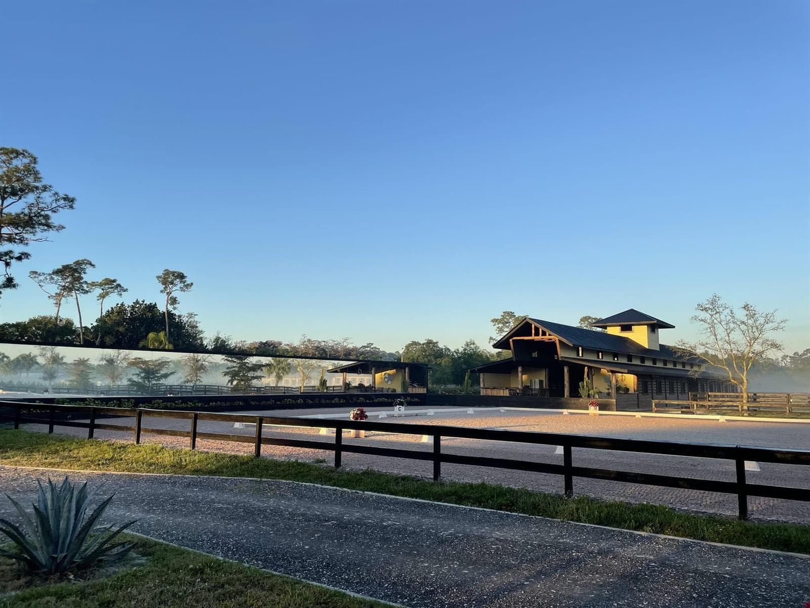 2 barns, arena 5 acres