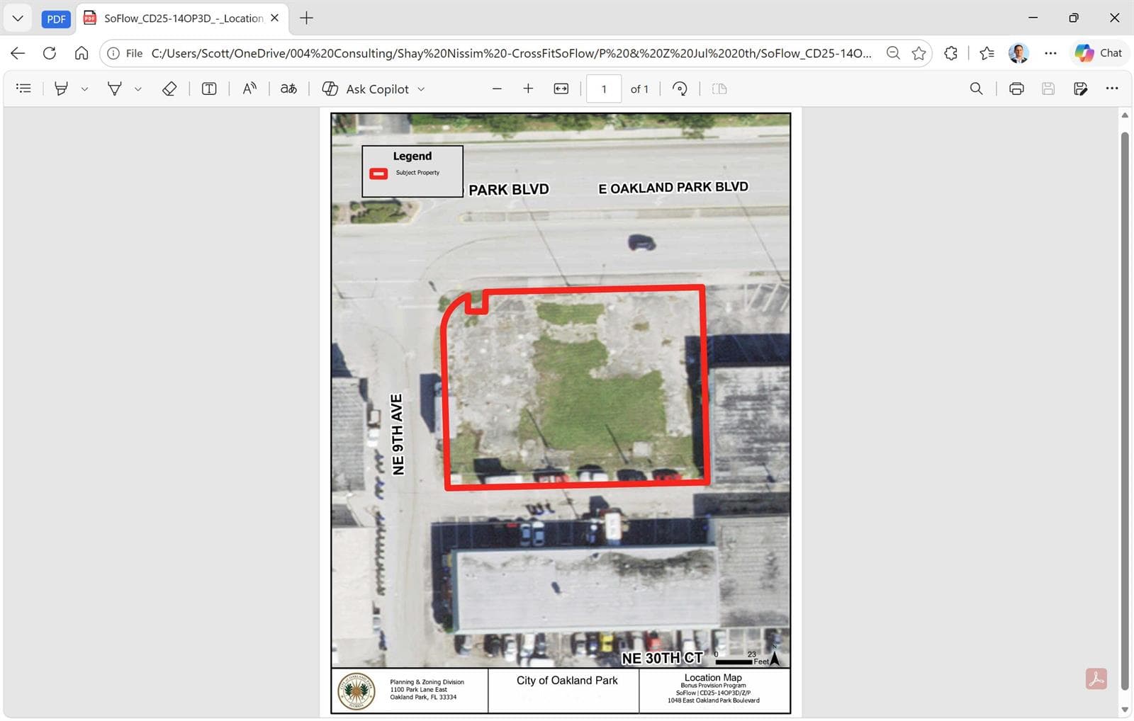 Parcel Aerial View