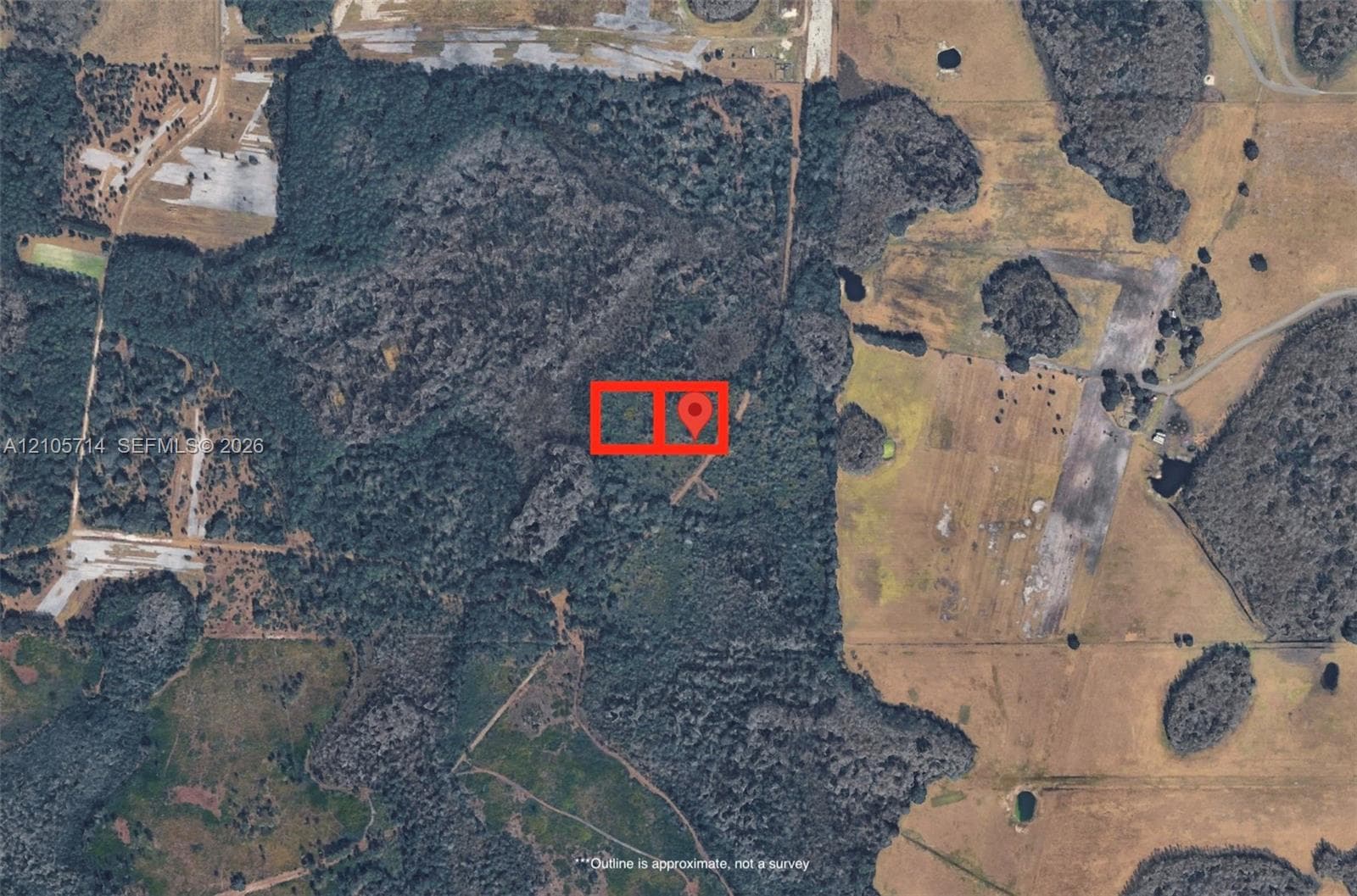Aerial Site Map. Illustrating the approximate boundaries of the property