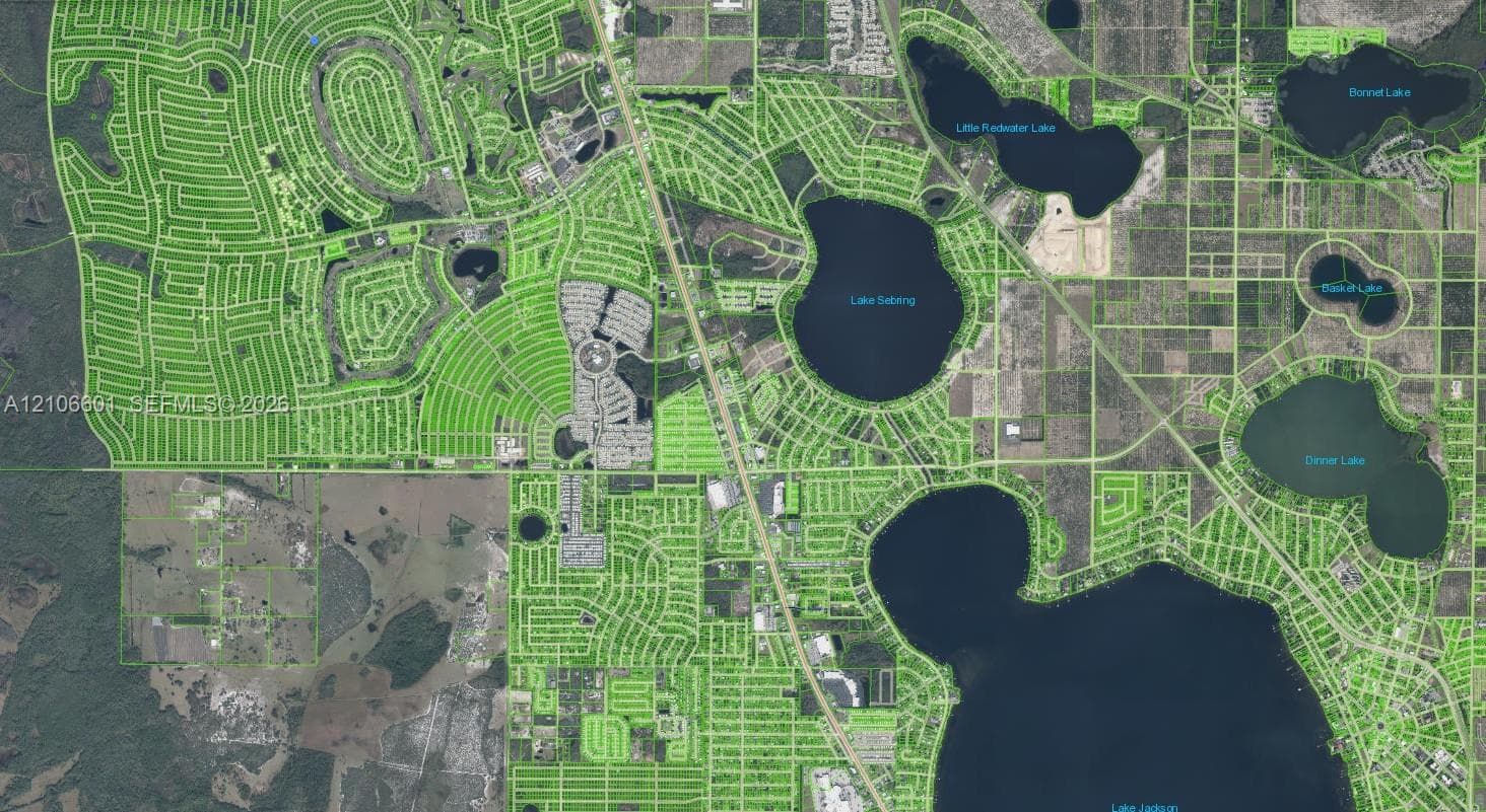 Parcel Map. Identifying property boundaries and local topography for the property
