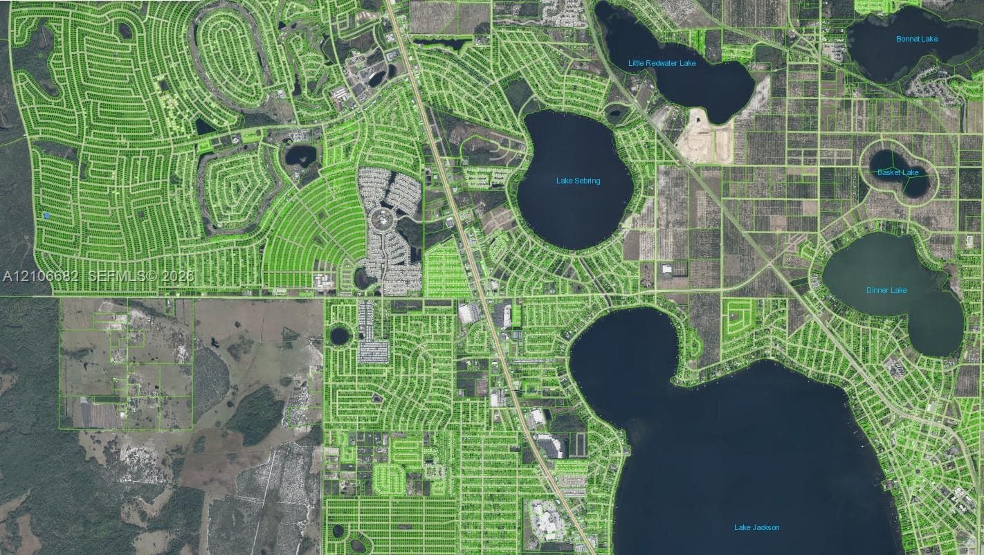 Plat Map. Outlining the parcel boundaries and grid layout surrounding the property