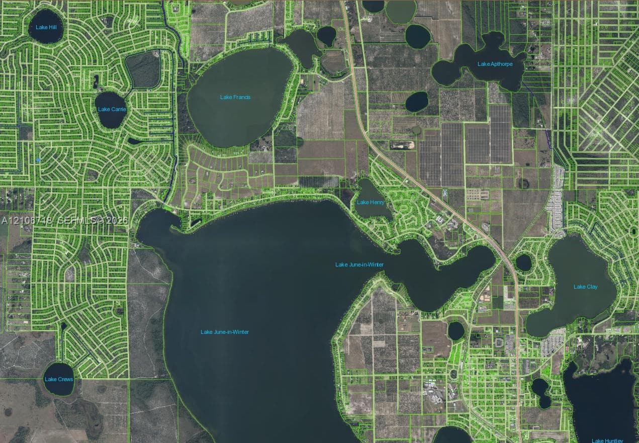 Plat Map. Outlining the parcel boundaries and infrastructure layout for the property